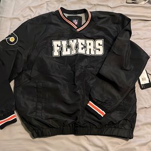 NHL Flyers wind breaker/pull over jacket